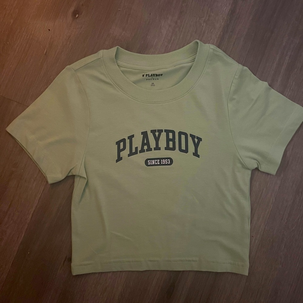 playboy by pacsun Xs baby tee